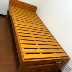 【ネット決済】ベッド　木製フレーム　