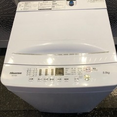 【中古品】ハイセンス 縦型洗濯機 5.5kg HW-T55D 2...
