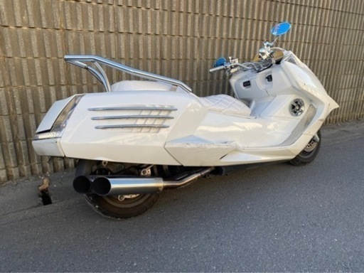 オールホワイトカラー‼︎ 【YAMAHA マグザム SG17J】スピーカー２発付