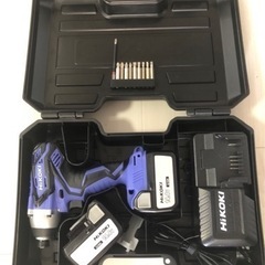 値下げ　HIKOKI インパクトドライバー　14.4V バッテリー3.0Ah 2個付　未使用品