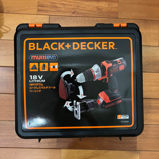 BLACK＆DECKER 18Vリチウムマルチツールベーシック EVO183B1