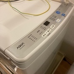 【ネット決済】洗濯機　AQUA 4.5kg 一人暮らし用　風乾燥...