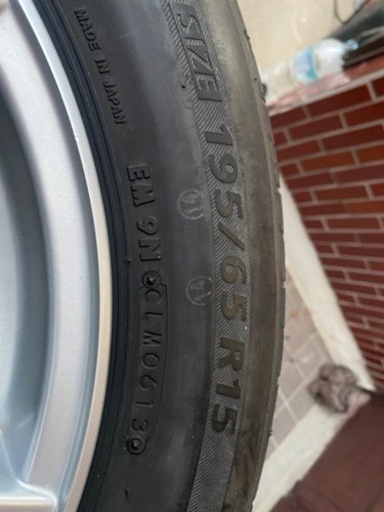 195 65 R15 ホイール付 タイヤ 中古