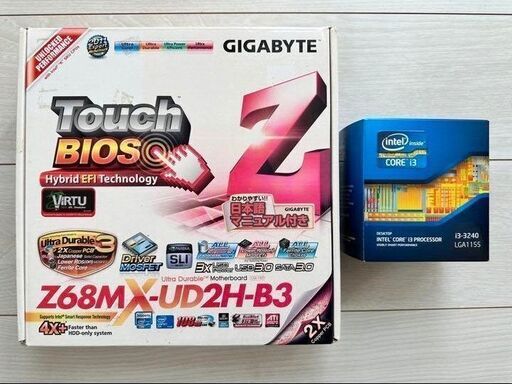 【完売しました】動作品 GIGABYTE GA-Z68MX-UD2H-B3 マザーボード CPU