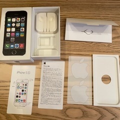 iPhone5S 空箱　ピン　ステッカー