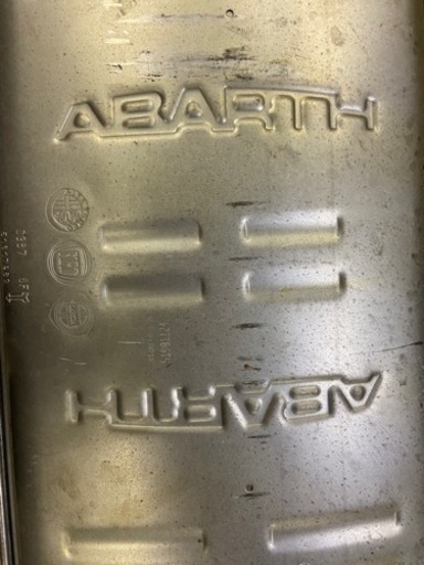 アバルト500 純正マフラー FIAT500 アバルト純正マフラー