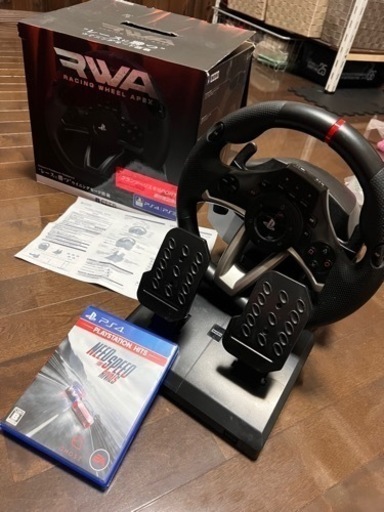 HORI RACING WHEEL APEX \u0026ゲームソフト付き
