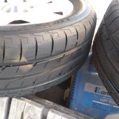 ★三菱純正18インチアルミホイールと９分山ノーマルタイヤ４本セット