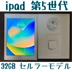 引き取り限定 ipad 第5世代 2017 32GB cellu...