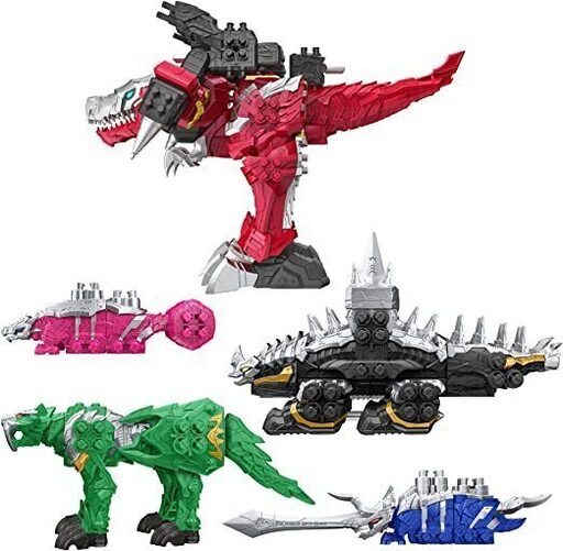 新品ハズブロ　パワーレンジャーダイノフューリー　ダイノフューリーメガゾード　騎士竜戦隊リュウソウジャー　海外版キシリュウオーファイブナイツ