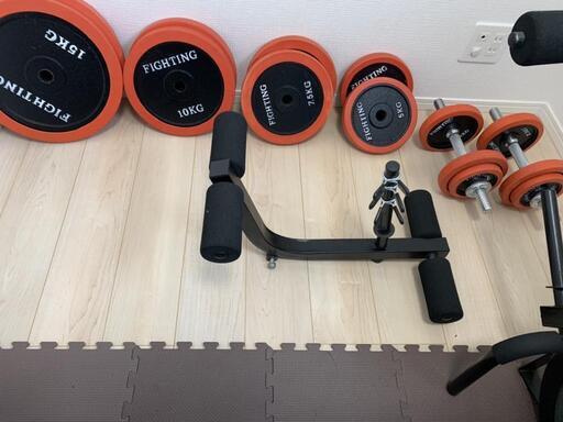 ベンチプレスセット 計65Kg 引き取り限定（Wild Fit ワイルド