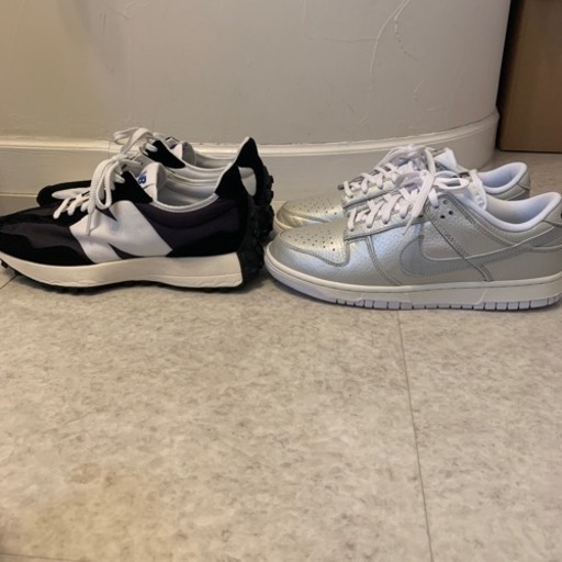 NB327\u0026NIKE Dunk low(1/4まで¥10000→9000)