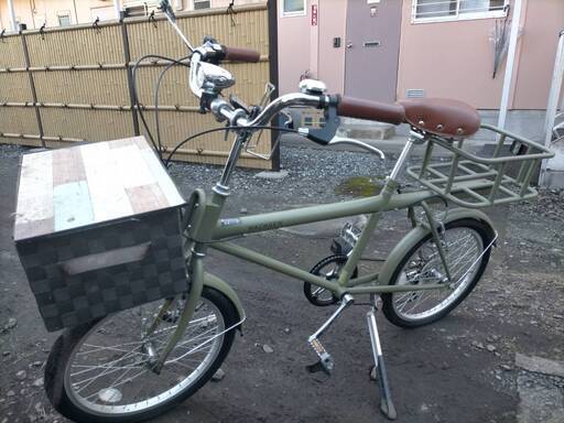ミニベロ　カーゴ自転車
