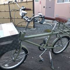 ミニベロ　カーゴ自転車