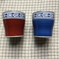 陶器　カップ　2個
