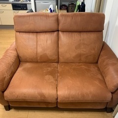 【週末限定値下げ】電動ソファ　2人がけ　ブラウン　東京インテリア　カナロ