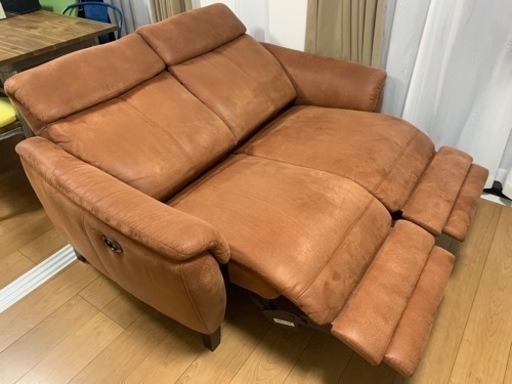 週末限定値下げ】電動ソファ 2人がけ ブラウン 東京インテリア カナロ