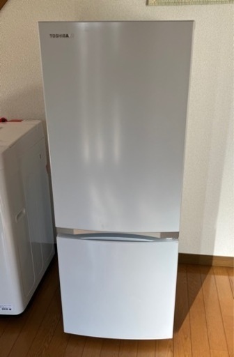 東芝　冷蔵庫153L 2021年製、洗濯機セット