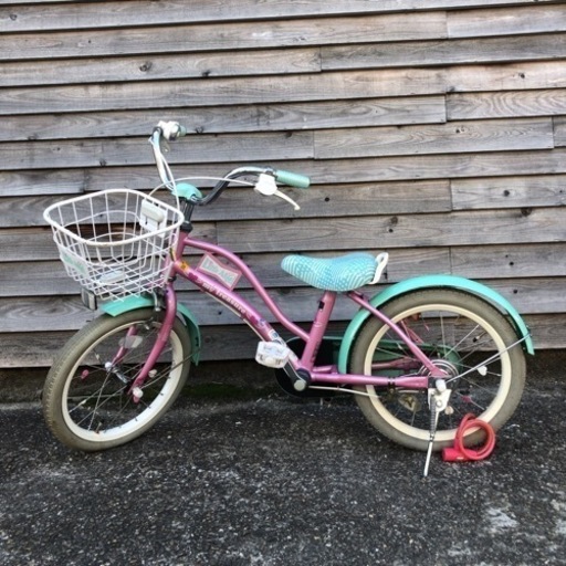 子供用自転車１６インチ（Little Angel-19 ピンク）と　ヘルメット