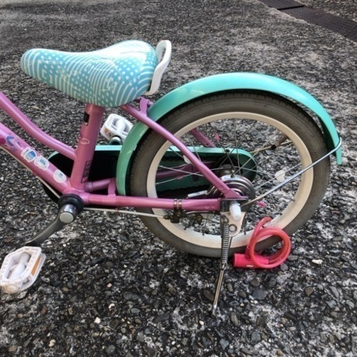 子供用自転車１６インチ（Little Angel-19 ピンク）と　ヘルメット