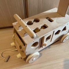 手押し車　木製玩具　