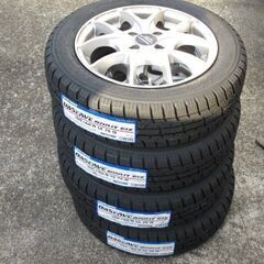 来店取替】② 155/65R14 新品スタッドレスタイヤ&アルミ付きセット 155 
