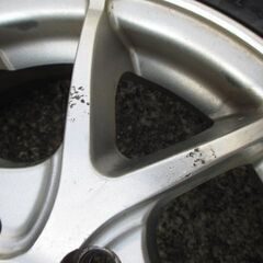 来店取替】② 155/65R14 新品スタッドレスタイヤ&アルミ付きセット 155 