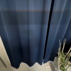 【美品】遮光カーテン　2枚セット　ロイヤルブルー