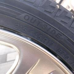 スタッドレスタイヤ付きホイール 215/45/17