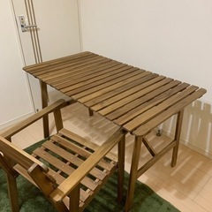 IKEA ASKHOLMEN ダイニング　アウトドア　テーブル　...
