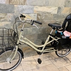 【美品】3人乗り自転車　子ども乗せ自転車　非電動自転車　　本体のみ