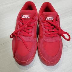 VANS赤いスニーカー26.5cm(メンズ)