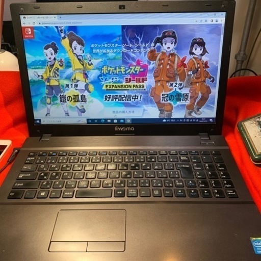 イイヤマノートPCi5→i7CPU改造メモリ4GB→16GBへHDDからSSD 240GB \u0026128GBへ