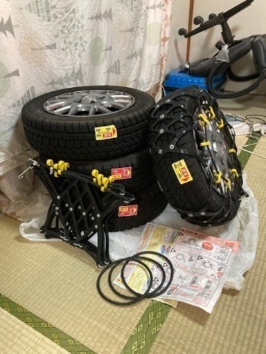 タイヤ、ホイール スタッドレスタイヤ&ホイール&ゴムチェーン 中古