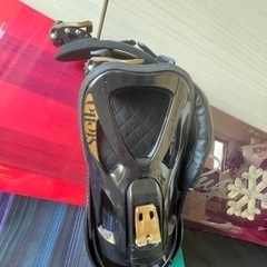 スノボード: K2板146cm、salomonビンディング、バートンケースの3点セット