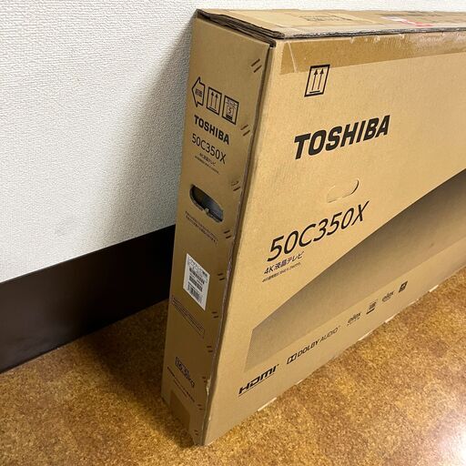 新品 未開封 TOSHIBA 4K液晶テレビ REGZA 50C350X