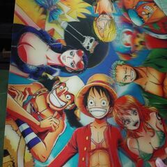 ONE PIECE　レンチュキラー　3Dポスター