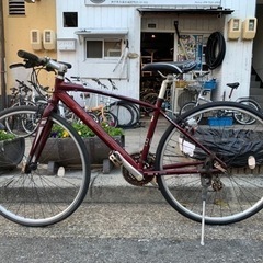 🎉🎉 正月　ＳＡＬＥ　ＰＲＥＣＩＳＩＯＮ　フレームアルミ　3x8変速　Altus シマノ　赤　後タイヤ　新品　ライト　付き