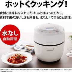 新品 シャープ ヘルシオ ホットクック KN-HW10G 1〜2人用 1.0L