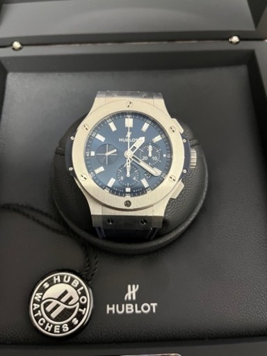 HUBLOT ウブロ　ビッグバン　スチールブルー　クロノグラフ