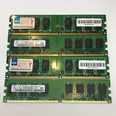 【完売しました】DDR2-800 2GB×4枚 計8GB PC2...