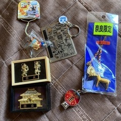 【ネット決済】奈良　お土産6点セット　キーホルダー、爪切り、置物