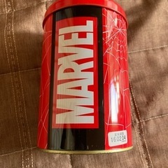 【ネット決済】MARVELの缶　サイズ　直径10 高さ15