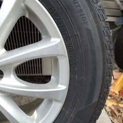 スタッドレスタイヤ&アルミホイール　5穴　4本セット　ヨコハマice guard 　　195/65-15 　　30プリウスに適用