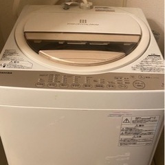 【決定済み】東芝　洗濯機　6kg