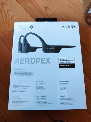 即日発送】 aftershokz 骨伝導イヤホン aeropex ヘッドフォン