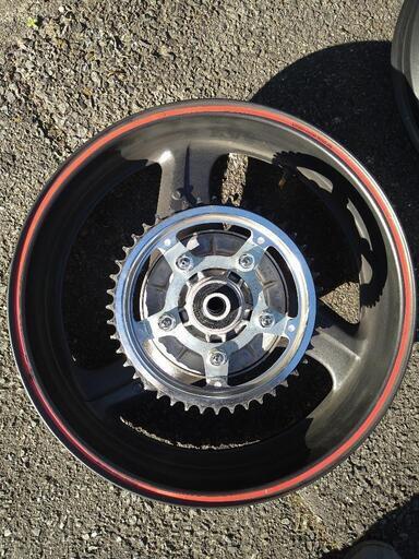 CB400SF ホイールセット cb400sf nc31 前後ホイールセット メッキ