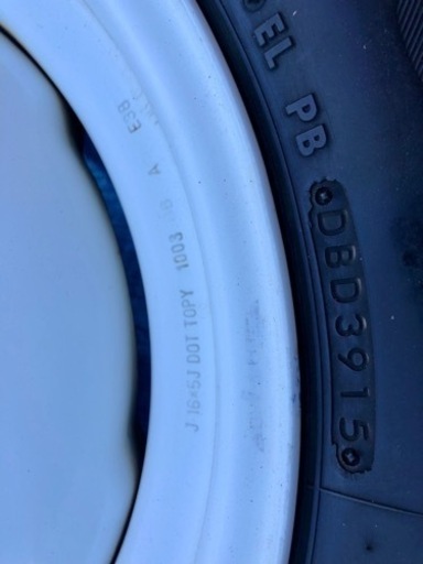 ジムニー　SJ10 純正ホイール　スタッドレス