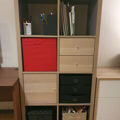 本棚（IKEA）「カラックス シェルフユニット 」 美品