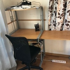 机、いす　オフィス用(回転式チェアー付き）